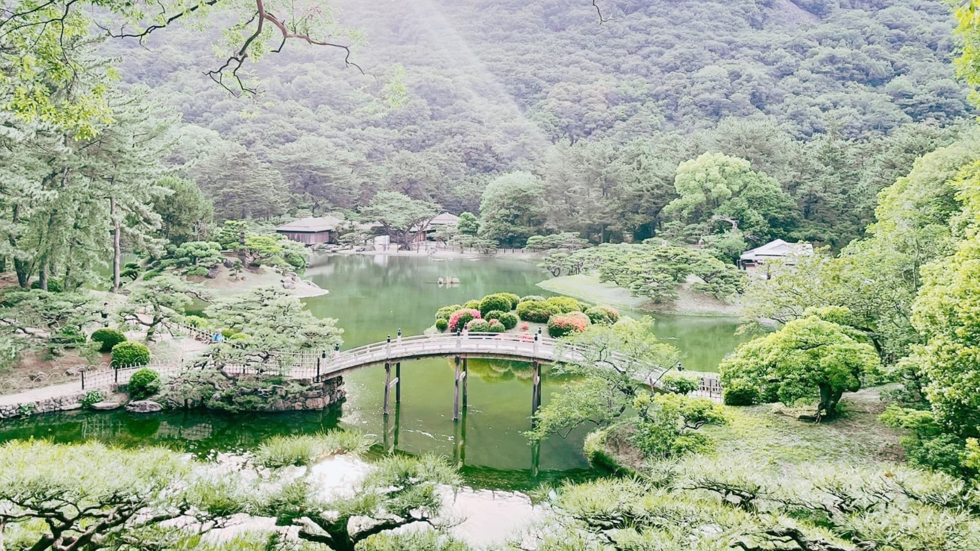 高松・栗林公園の風景